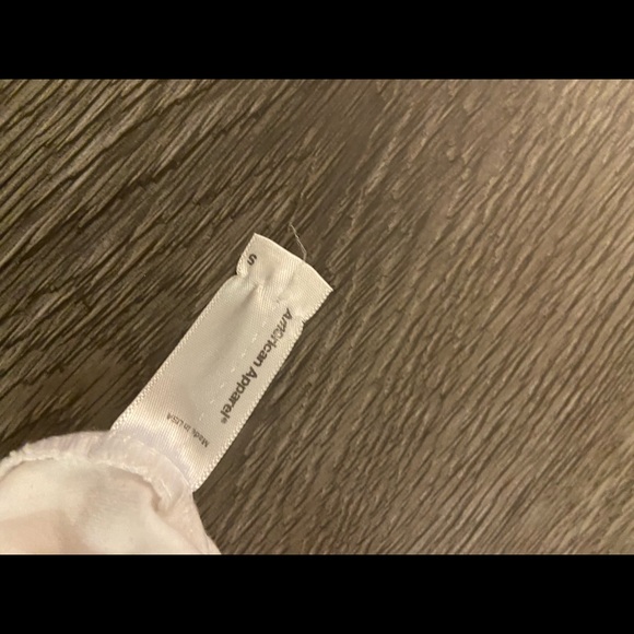 American apparel size a - white dress with mesh - Picture 4 of 6